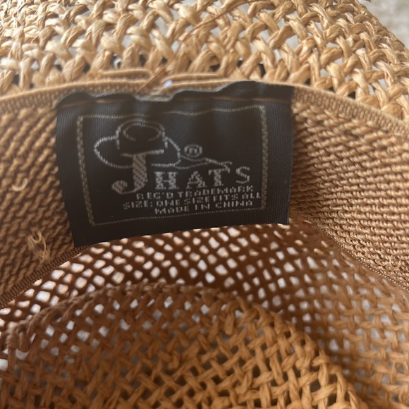 J Hats fedora style straw hat. - Picture 5 of 5